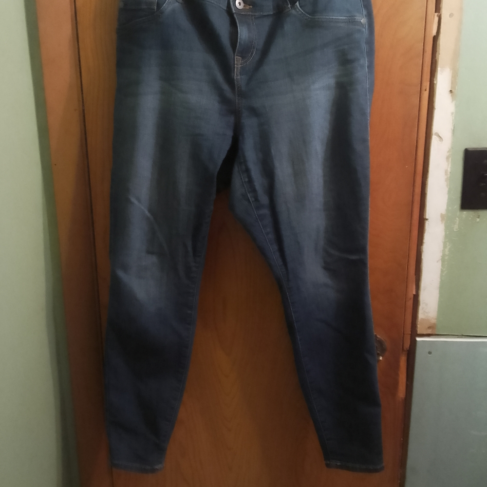 Torrid Dark Blue Skinny Jeans